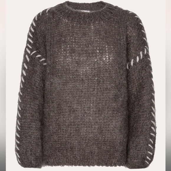 American dreams fuzzy whipstitch sweater - Picture 7 of 7